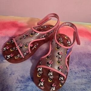 Mini Melissa Pink Minnie Mouse Jelly Sandals